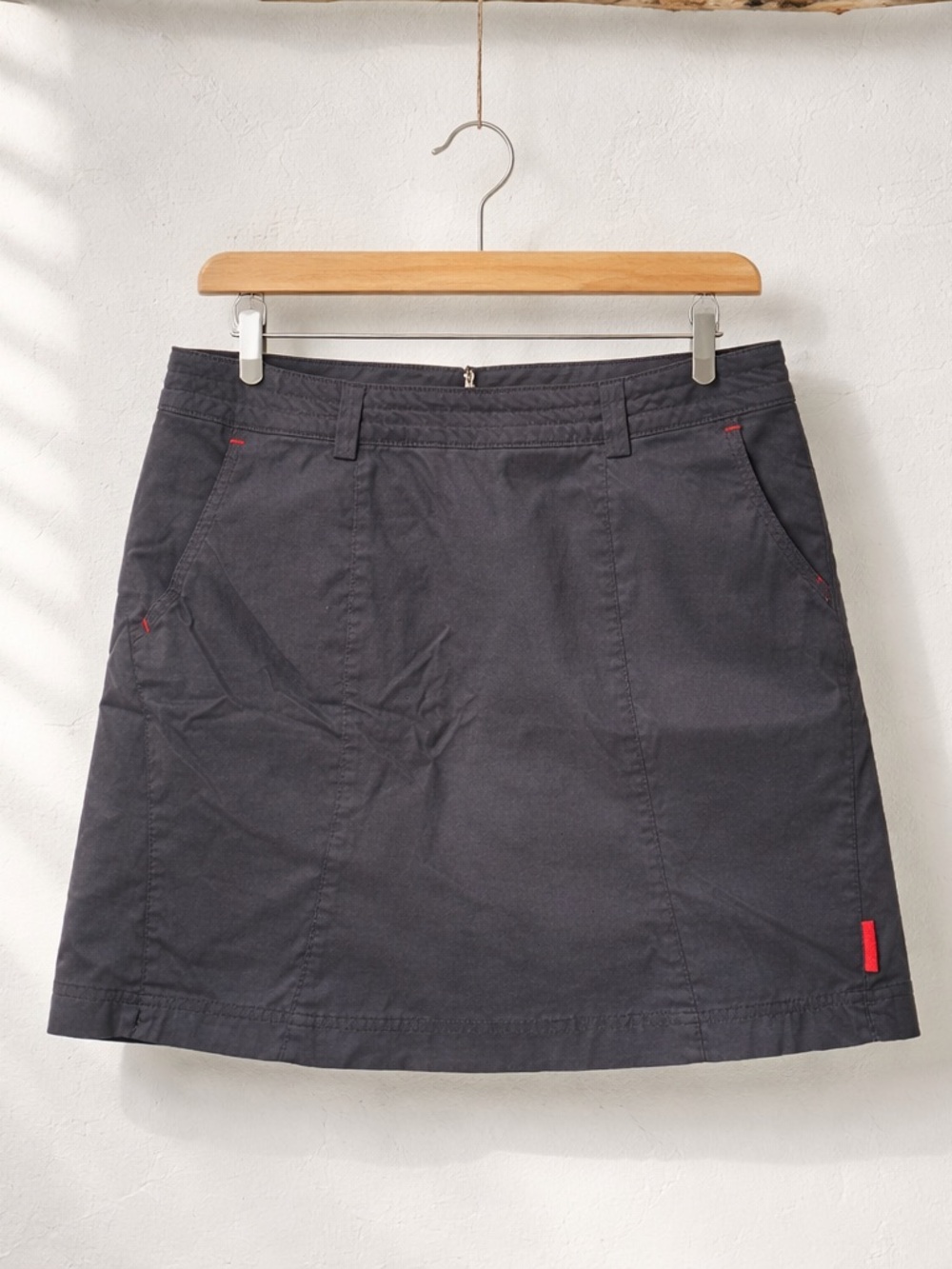 Avia Grey Skort with Built-in Shorts Pockets Size Large 34” Waist | Athleisure